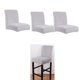 thumbnail image 1 of 3x Funda para Silla de Comedor con Respaldo Corto Y Elástico Suave, Taburete , Funda para Asiento, is Soledad Fundas cortas para asientos con respaldo bajo, 1 of 10