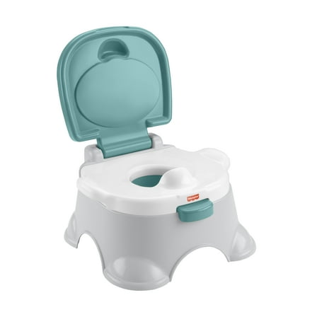 Fisher-Price 3-in-1 Toddler Potty Training Toilet, Ring, and Stepstool, Children Ages 18 Months  