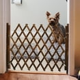 Expandable Accordion Dog Gate Folding Screen Door for Living Room