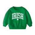 thumbnail image 5 of Mercatoo Toddler Boys Girls St 𝐏atricks Day Sweatshirt Long Sleeve Irish Cloverss Pullover Shirts Crewneck Sweater Tops Clothes, 5 of 5