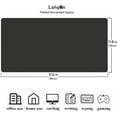 thumbnail image 2 of Black Game Large Mousepad 31.5x11.8 Inches Long Solid Color Keyboard Mat XL Large Extended Desk Pad for Office Home Work Game BDXPMN279, 2 of 6
