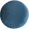 thumbnail image 2 of HLONK Housse de Coussin Ronde Unie avec Insert, Taie d'Oreiller Ronde pour Décoration Intérieure, Douce et Chaude, 18 Pouces, 2 of 11