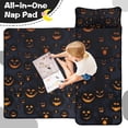 thumbnail image 4 of Halloween Glowing Pumpkins Pattern Toddler Nap Mats for Kids Preschool,51"x22" Sleeping Mat Bag or Kids,Toddler Sleeping Bag,Toddler Nap Mat or Daycare, 4 of 6