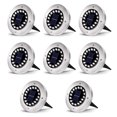 thumbnail image 1 of Bangcool 8PCS Ground Light Waterproof Dustproof Disk Light Garden Light for Lawn Yard, 1 of 7