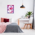 thumbnail image 3 of Stupell Industries Melting Disco Abstraction Abstract Painting White Framed Art Print Wall Art, 24 x 30, 3 of 9