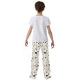thumbnail image 4 of FORMRS Boys Pajama Pants with Pockets Size 6-8Y Kids Lounge Sleep Bottoms, Beige Vegetables Pattern, 4 of 8
