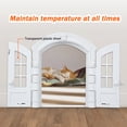 thumbnail image 4 of Puerta Interior Para Gatos, Portal De Uso Duradero, Puerta Francesa Para Gatos Para Perros, 4 of 7