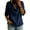 Navy Blouses, variant on YUGYXL Cowl Neck Tops for Women Plus Size Dressy 3/4 Sleeve Shirts Loose Holiday Pullover Spring Cute Party Outfits Wine Blouses XL