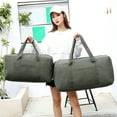 thumbnail image 3 of yeacher Sac de Voyage Spacieux en Toile, Vert Armée, Grande Taille pour une Utilisation Durable, 3 of 6