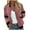 Hot Pink, variant on QATAINLAV Womens Baseball Jackets Fashion Color Block Jogger Sport Coat Fall Casual Pocket Zipper Jacket Tops Outwear, Blue, S