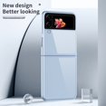 thumbnail image 3 of MonsDirect for 6.7 inch Samsung Galaxy Z Flip 4 5G 2022 Case, Slim Clear Plating Frame Hard PC Back Shockproof Anti-Scratch Full Coverage Bumper Protective Shell Cover for Galaxy Z Flip 4, Blue, 3 of 7