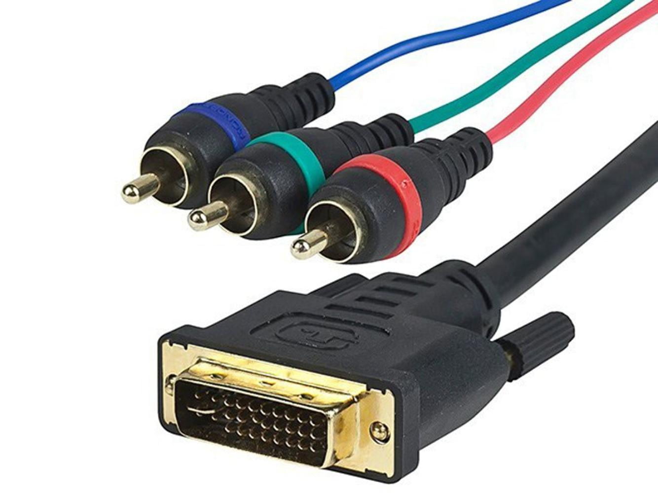 25ft DVII to 3 RCA Component Video Cable (DVII 3RCA), This cable