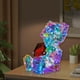 thumbnail image 5 of Adornos para San Valentín, regalos para San Valentín, 14 de febrero, regalo festivo para novia, oso brillante y colorido, ideal para Navidad, decoración del hogar, adornos de plástico., 5 of 9
