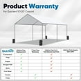 thumbnail image 3 of Quictent 10X20ft Upgraded Heavy Duty Carport Car Canopy Party Tent with Reinforced Steel Cables-White, 3 of 10
