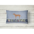 thumbnail image 2 of Carolines Treasures BB8277PW1216 Rhodesian Ridgeback Coussin Décoratif en Toile de Bienvenue, 2 of 3
