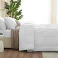 thumbnail image 3 of RUIKASI White Full Duvet Insert Fluffy - Soft Quilted Bed Comforter Full Size, Warm Down Alternative Duvet with Corner Taps, Box Stitched, 82x86 inch, 3 of 6