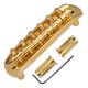 thumbnail image 5 of Puente de guitarra de sillín de con tornillos Reemplazo de cola dura fija Puente de sillín para instrumentos musicales Accesorio de Dorado Baoblaze Cordal de puente de bajo, 5 of 8