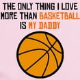 thumbnail image 2 of CafePress - Basketball Daddy Body Suit - Long Sleeve Cotton Baby Bodysuit, 2 of 4