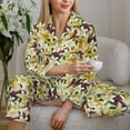 thumbnail image 6 of Sikiie Lilies Flowers Women's Long-Sleeve Shirt and Full-Length Bottom Pajama Set (s-xxl)-Medium, 6 of 7