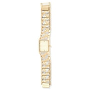 Elgin Adult Mens Tank Case Watch with Crystal and Brushed Bark Bracelet . (FG180033)