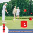 thumbnail image 4 of Juego de golf FOOING con 2 palos, 9 hoyos, pelotas y bandera, 4 of 7