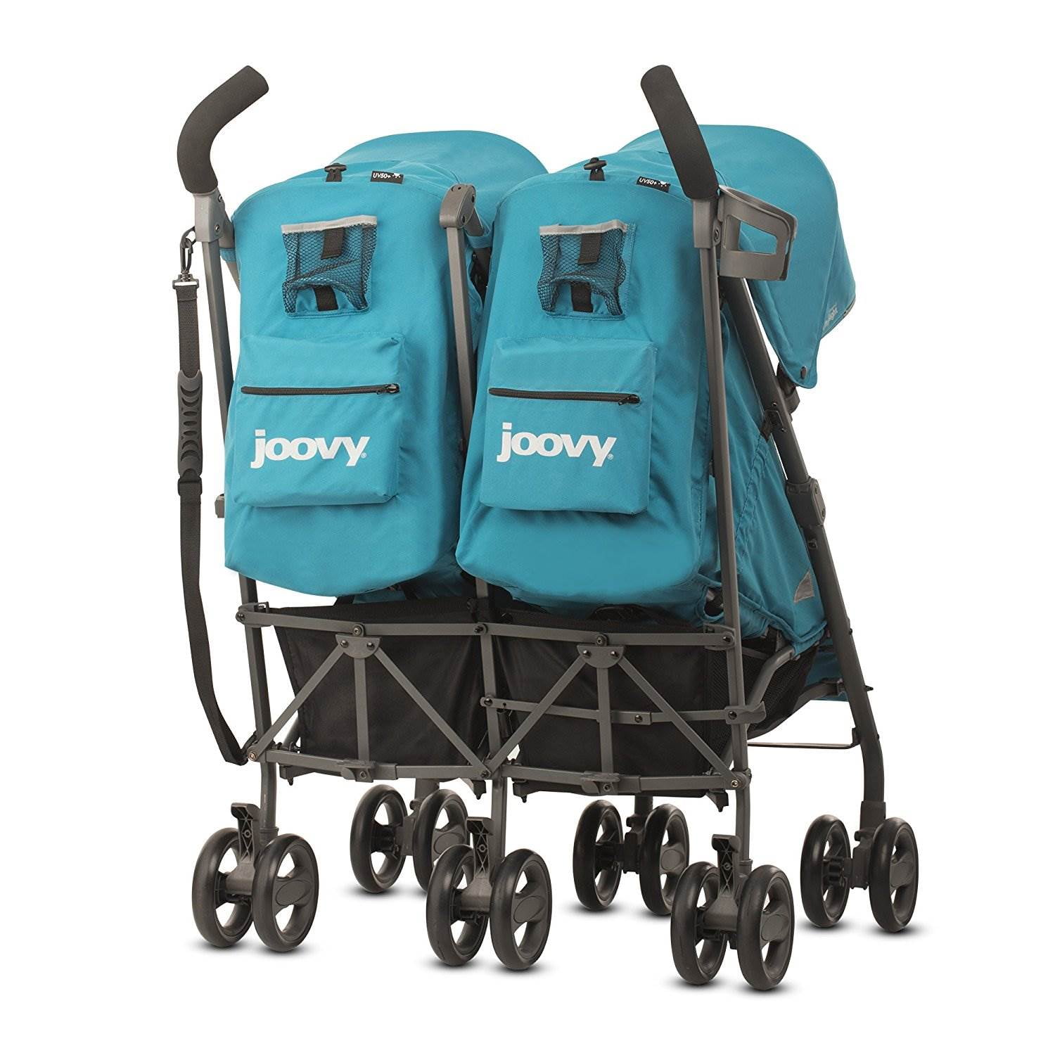 Joovy Twin Groove Side by Side Stroller Solid Print Blue Walmart