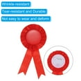 thumbnail image 4 of Unique Bargains Blank Award Ribbon, Rosette Ribbon Honorable Prize Recognition Ribbon, Red, 18Pack, 4 of 5