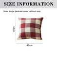 thumbnail image 2 of Set of 2 Classroom Buffalo Plaids Decorative Outdoor Farmhouse Throw Pillow Covers Front Porch Classic Halloween Decor Retro Boho Cushion Cases Fall Home Rustic Check for Couch Patio - Style 1, 2 of 5