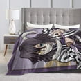 thumbnail image 3 of Ultra Soft Throw Plush, Demon Slayer Iguro Obanai Bedding Fleece Blanket for Sofa Bed Travel 40"x30", 3 of 7