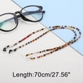 thumbnail image 4 of Unique Bargains 1 Pc Eyeglass Chain Glasses Chain Beaded Pattern 70cm L Tortoiseshell, 4 of 5