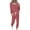 Pink2, variant on Posijego Women 2 Piece Outfit Plus Size Tracksuit Long Sleeve Crewneck Pullover Top Sweatpants Sweatsuit Lounge Set