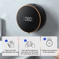 thumbnail image 2 of Wall Mounted Automatic Soap Dispenser, Electric Soap Proposal Machine, Rechargeable with Temperature Display, Suitable for Kids and Adults (Black), 2 of 5
