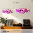 thumbnail image 3 of Elephant Stock Abstract Pastel Floral Hues Wall Art - Horizontal Multi Panel Canvas - Living Room Wall Decor - Abstract Multi Panel - Pink And Yellow Decor - 29" x 12", 3 of 4