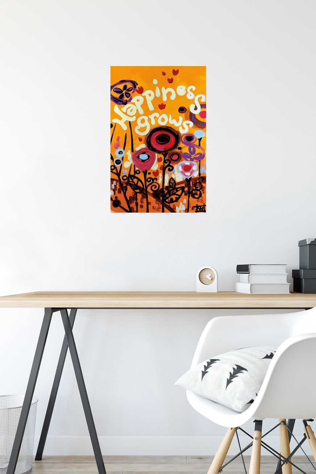 Happiness Grows Wall Poster, 14.725" x 22.375"