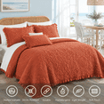 Shabby Chic Quilt Set Queen Size T Orange 90x96 Inches - Walmart.com
