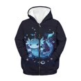 thumbnail image 5 of DISNIMO Blue Axolotl Hoodie Kids Boys Hoodies Size 6-7 Zip Up Hoodie Sweatshirt Girls Hooded Sweatshirts for Kids Hooded Jackets Boys Hoodie Jacket Boys Clothes for School Hoodie Girls Children, 5 of 7