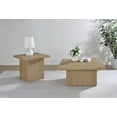 thumbnail image 2 of Coaster Devar 2-piece Square Engineered Wood Cocktail Coffee Table Set in Latte, 2 of 15