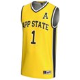 thumbnail image 2 of Men's GameDay Greats #1  Gold Appalachian State Mountaineers  Lightweight Basketball Jersey, 2 of 4