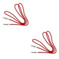 thumbnail image 3 of Tholdsy Cable de Audio para Interior de coche a de 3,5mm, cable auxiliar para auriculares, pieza de repuesto, música para ordenador, Rojo 2Conjunto, 3 of 6