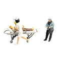 thumbnail image 3 of 1:64 Figura Ver un personaje Personas Muñeca en miniatura Pintada a mano para Kit de construcción Modelo Tren Diorama Paisaje Arquitectura, 3 of 9