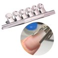 thumbnail image 3 of 6pcs Silver C Curve Nail Clips Steel Acrylic Gel Nail Art Tips Extension Tools French Clips Pinching Manicure, 3 of 5