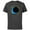 Charcoal, variant on Marvel Moon Knight Blue Crescent Logo - Short Sleeve Cotton T-Shirt for Adults - Customized-Black