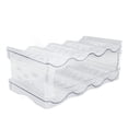 thumbnail image 1 of Organizador De Botella De Agua Apilable Doble Capa Transparente De Plástico Caz De Almacenamiento De Taza De Escritorio Para Gabinete De Cocina, 1 of 7