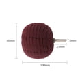 thumbnail image 2 of Labymos Polishing Sanding Abrasive Ball 3 Inch Buffering Wheel Diameter with 1/4 Inch Shank for, 2 of 6