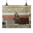 thumbnail image 2 of Print: Main Reading Room. Portrait Statue Of Michelangelo Along The, 2 of 4