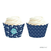 Space Galaxy Birthday Cupcake Wrappers, 20-Pack