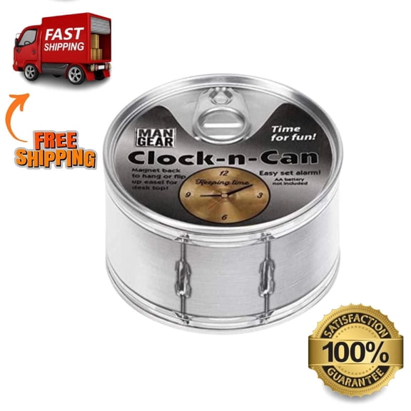 Rockin Rhythm Drum Desk Clock Magnetic Mini Gift Demdaco Music Decor