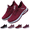 Red, variant on EKVAHL Comfort Wear Orthowear Shoes for Women, Orthopedic Shoes for Women Breathable Knitted Comfortable Plantar Fasciitis Ortho Sneakers Walking Non Slip Stretch Cushion Running Shoes Dark Purple