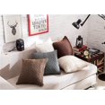 thumbnail image 4 of Tech Housse de Coussin Décorative en Coton 18"X18 Pouces (Kaki), 4 of 4