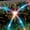 Blue, variant on Collections Etc Set of 4 Solar LED Arches Pathway Lights with 8 Modes